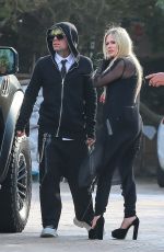 AVRIL LAVIGNE and Mod Sun Arrives at Soho House in Malibu 06/28/2021