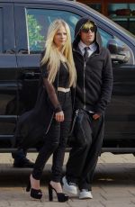 AVRIL LAVIGNE and Mod Sun Arrives at Soho House in Malibu 06/28/2021