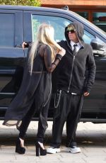AVRIL LAVIGNE and Mod Sun Arrives at Soho House in Malibu 06/28/2021
