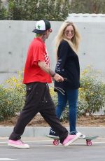 AVRIL LAVIGNE and Mod Sun at a Skate Park in Malibu 06/17/2021