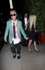 AVRIL LAVIGNE and Mod Sun at Giorgio Baldi in Santa Monica 06/27/2021