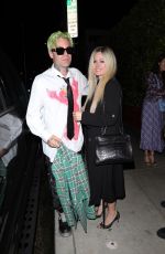AVRIL LAVIGNE and Mod Sun at Giorgio Baldi in Santa Monica 06/27/2021