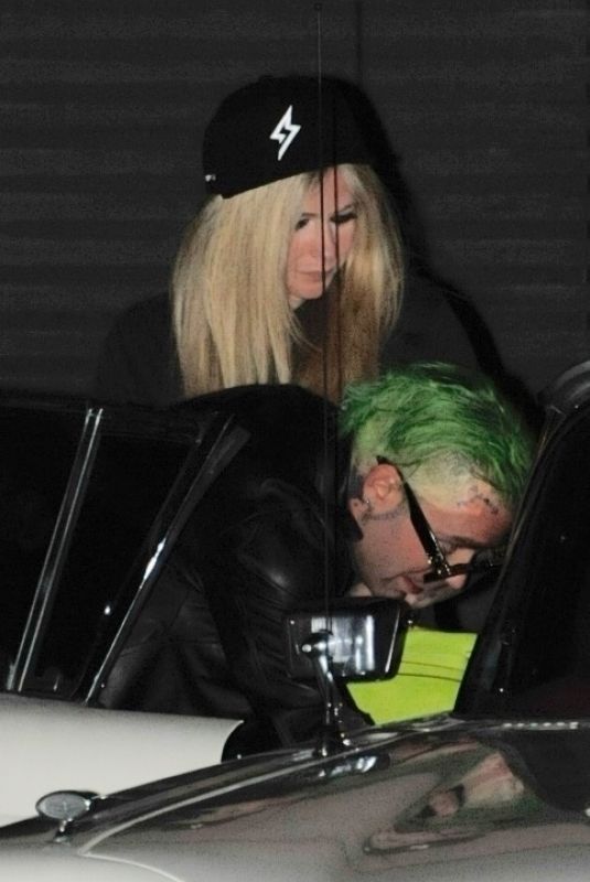 AVRIL LAVIGNE and Mod Sun on Dinner Date at Nobu in Malibu 06/08/2021