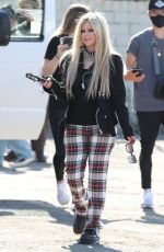 AVRIL LAVIGNE on the Set of a Music Video in Los Angeles 06/14/2021