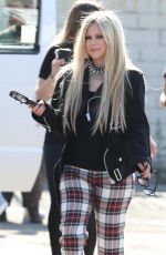 AVRIL LAVIGNE on the Set of a Music Video in Los Angeles 06/14/2021