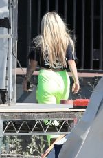 AVRIL LAVIGNE on the Set of a Music Video in Los Angeles 06/14/2021