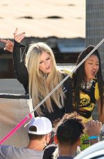 AVRIL LAVIGNE on the Set of a Music Video in Los Angeles 06/14/2021