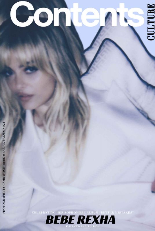 BEBE REXHA in Contents Magazine, Spring 2021