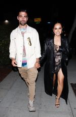 BECKY G and Sebastian Lletget at Delilah in West Hollywood 06/12/2021