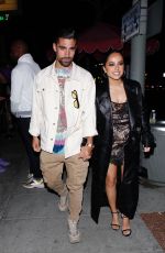BECKY G and Sebastian Lletget at Delilah in West Hollywood 06/12/2021