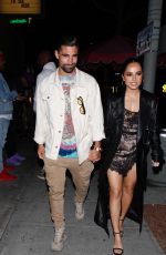 BECKY G and Sebastian Lletget at Delilah in West Hollywood 06/12/2021