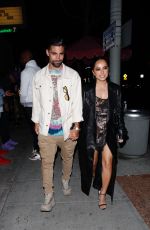 BECKY G and Sebastian Lletget at Delilah in West Hollywood 06/12/2021