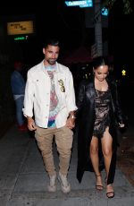 BECKY G and Sebastian Lletget at Delilah in West Hollywood 06/12/2021
