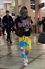 BELLA and DANI THORE at LAX Airport in Los Angeles 06/04/2021