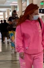 BELLA and DANI THORE at LAX Airport in Los Angeles 06/04/2021