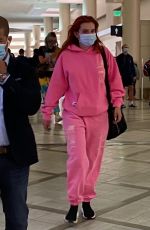 BELLA and DANI THORE at LAX Airport in Los Angeles 06/04/2021