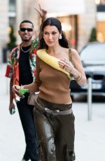 BELLA HADID Heading to Casablanca Party at Ritz in Paris 06/26/2021