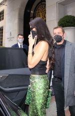 BELLA HADID Leaves Her Hotel in Paris 06/25/2021
