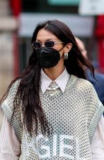 BELLA HADID Leaves Le Loulou Restaurant in Paris 06/26/2021