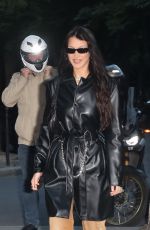 BELLA HADID Out for Dinner in Paris 06/24/2021