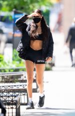 BELLA HADID Outside a Gym in New York 06/18/2021