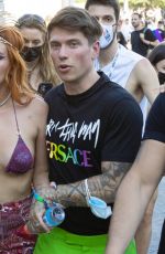BELLA THORNE at Italian Gay Pride in Milan 06/25/2021
