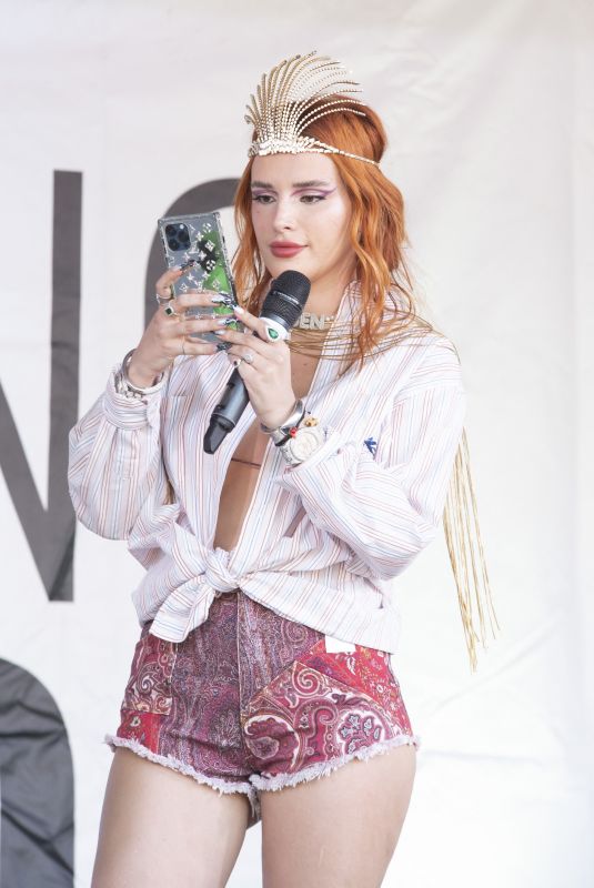 BELLA THORNE at Italian Gay Pride in Milan 06/25/2021
