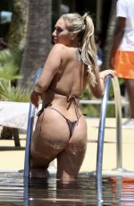BETHAN KERSHAW in Bikini at a Pool in Albufeira 06/01/2021