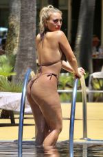 BETHAN KERSHAW in Bikini at a Pool in Albufeira 06/01/2021