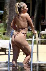 BETHAN KERSHAW in Bikini at a Pool in Albufeira 06/01/2021