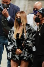 BEYONCE and Jay-Z at Milwaukee Bucks vs Brooklyn Nets Game in New York 06/05/2021
