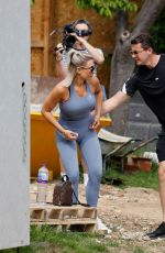 BILLIE FAIERS on the Set of Mummy Diaries Spin Off in Essex 06/16/2021
