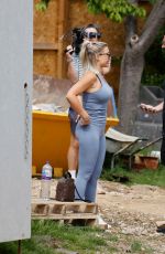 BILLIE FAIERS on the Set of Mummy Diaries Spin Off in Essex 06/16/2021