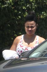 BLAC CHYNA Leaves a Gym in Los Angeles 06/22/2021