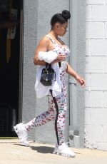 BLAC CHYNA Leaves a Gym in Los Angeles 06/22/2021
