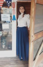 BLANCA BLANCO on the Set of a Western Themed Photoshoot in Montana 06/07/2021