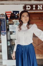 BLANCA BLANCO on the Set of a Western Themed Photoshoot in Montana 06/07/2021