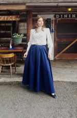 BLANCA BLANCO on the Set of a Western Themed Photoshoot in Montana 06/07/2021