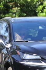 BRITNEY SPEARS and Sam Asghari Out Driving in Los Angeles 06/24/2021