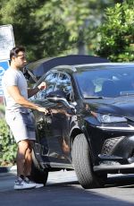 BRITNEY SPEARS and Sam Asghari Out Driving in Los Angeles 06/24/2021