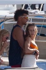 BRITTANY MATTHEWS in Bikini at a Yacht in Cabo San Lucas 06/29/2021
