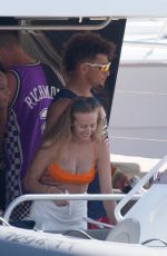 BRITTANY MATTHEWS in Bikini at a Yacht in Cabo San Lucas 06/29/2021