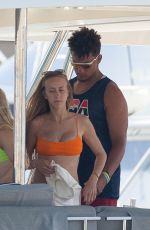 BRITTANY MATTHEWS in Bikini at a Yacht in Cabo San Lucas 06/29/2021