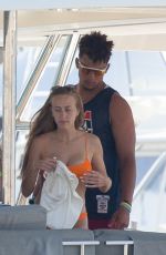 BRITTANY MATTHEWS in Bikini at a Yacht in Cabo San Lucas 06/29/2021