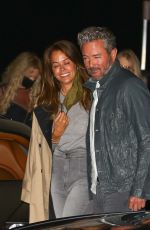 BROOKE BURKE and David Charvet at Nobu in Malibu 06/07/2021