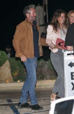 BROOKE BURKE and Scott Rigsby at Nobu in Malibu 06/14/2021