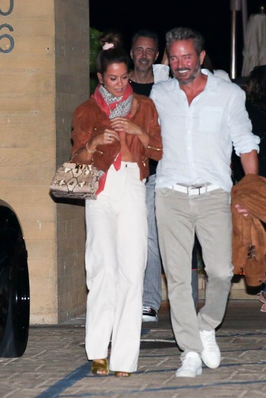 BROOKE BURKE and Scott Rigsby at Nobu in Malibu 06/26/2021