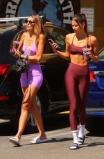 BRUNA LIRIO and MARI FONSECA in Tights Leaves a Gym in West Hollywood 06/25/2021