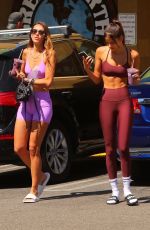 BRUNA LIRIO and MARI FONSECA in Tights Leaves a Gym in West Hollywood 06/25/2021