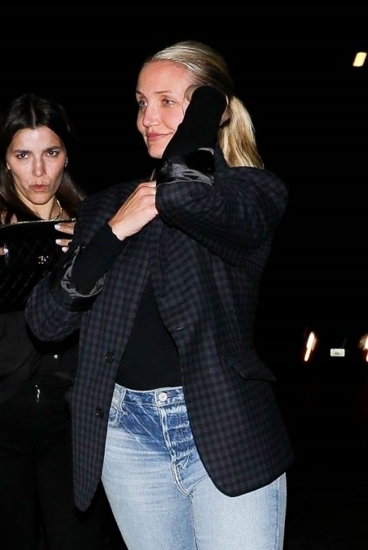 CAMERON DIAZ at Giorgio Baldi in Santa Monica 06/25/2021